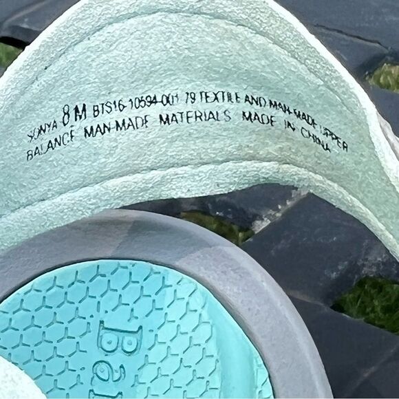 Baretraps Sonya Gray Teal Women’s Sandals Size 8M Hook Loop Sandals - Picture 4 of 13